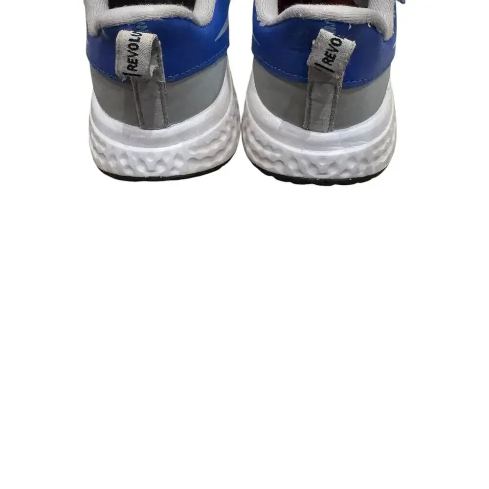 Nike Revolution 6 FlyEase Blue Running Sneakers Youth 1Y BQ5672-403